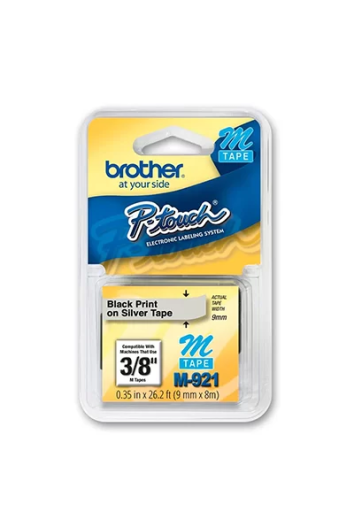 Fita Rotulador Brother M921 9mm Preto/prata - Brother