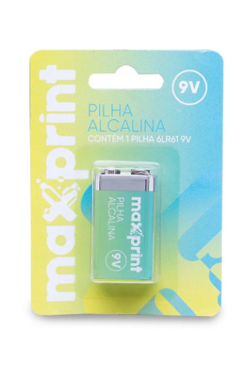 Bateria 9v Alcalina Maxprint 