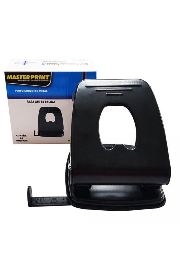 Perfurador 2 Furos Metal 40fl Mp802 Masterprint