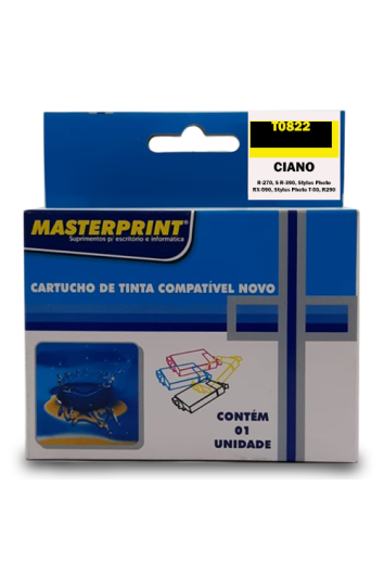Cartucho Epson 82 Ciano T0822 Similar - 224010068 - Masterprint