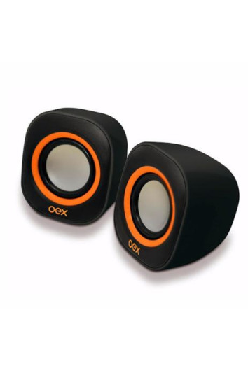 Caixa de Som Speaker Round 8w Rms Pt/lr Sk100 Oex