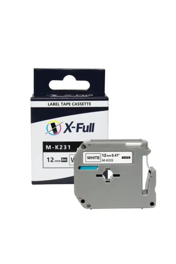 Fita Rotulador Brother M231 12mm Pto/branco Compatível - Brother