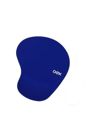Mouse Pad C/ Apoio Gel Azul Mp200