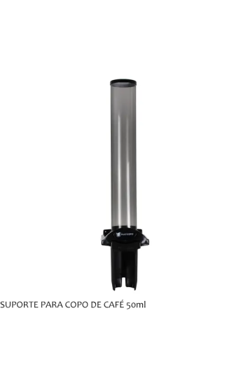 Suporte Copo Café 50ml Poupa Copo Preto - Nobre