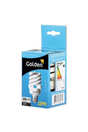Lâmpada Fluorescente Compacta Branca 20w/220v Golden