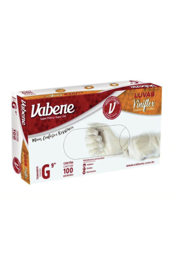 cod 35885 LUVA VINIFLEX CX C100 TAM G VABENE