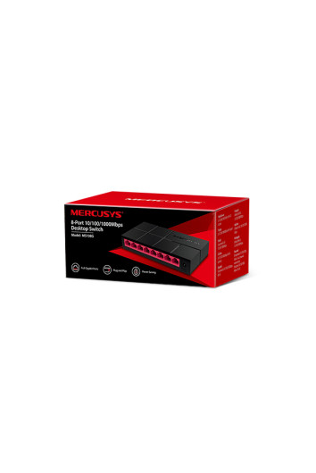 Switch 8 Portas 10/100/1000 Giga Ms108g Mercusys