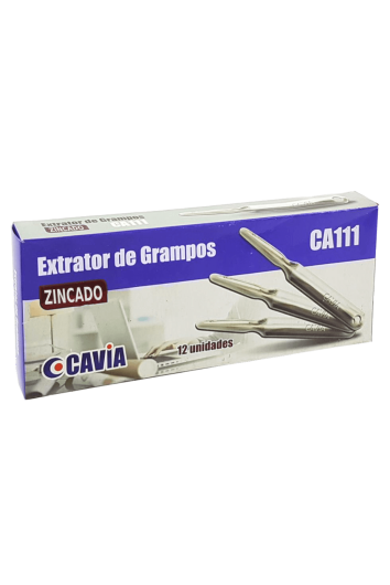 Extrator de Grampo Espátula Zincado Cavia
