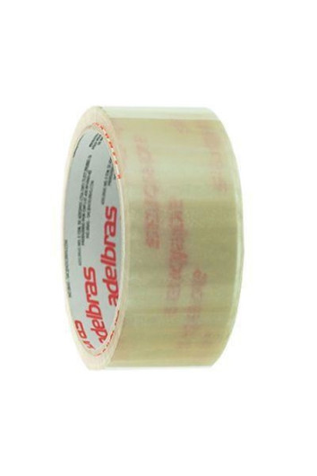Fita Adesiva Larga 48mm X 100m Transparente Adelbras