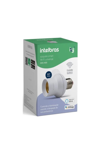 Interruptor Inteligente Soquete E27 Ews 400 Intelbras 