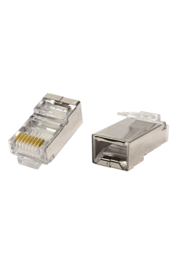 Conector Rj 45 Macho Cat5e Blindado
