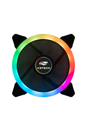 Cooler Fan F7-l210 Rgb Duplo 120mm Conector Argb Controladora 