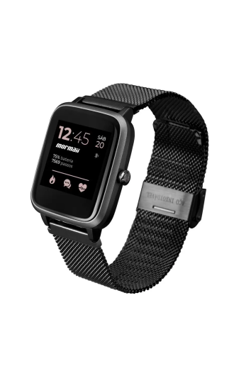 Relógio Smartwatch Mormaii Life Pulseira Metal Preto