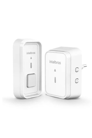 Campainha Sem Fio com Bateria Cib 101 - Branco - Intelbras