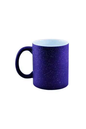 Caneca Cerâmica Mágica Azul Cintilante 325ml P/sublimação