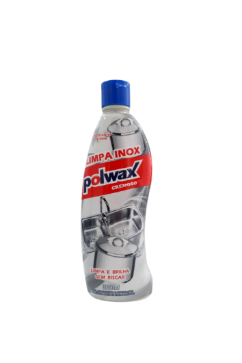 Saponáceo Cremoso Limpa Inox 300ml - Polwax