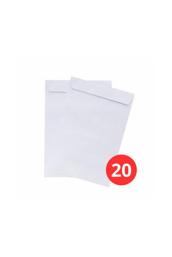 20 UND ENVELOPE 260X360 BRANCO OF 36 - SCRITY