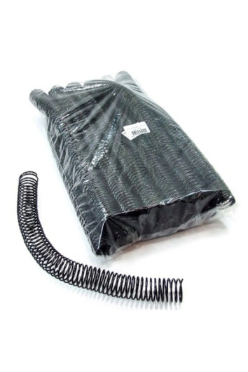 Espiral 25mm (para 160 Folhas) 48 Unidades Preto