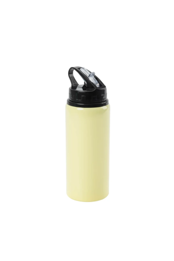 SQUEEZE ALUMÍNIO AMARELO DOLCE BICO RETRÁTIL 600ML P/SUBLIMAÇÃO - METALNOX 57011