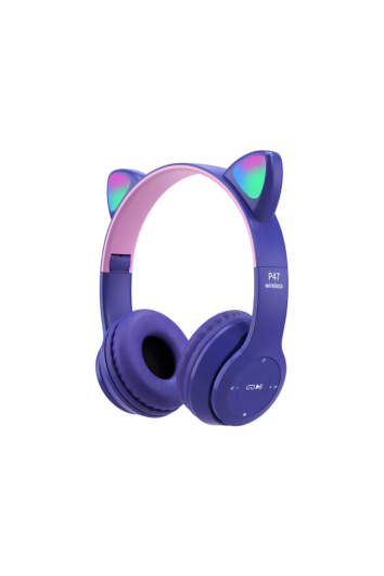 FONE BLUETOOTH HEADFONE GATINHO ROXO - X-CELL XC-47N