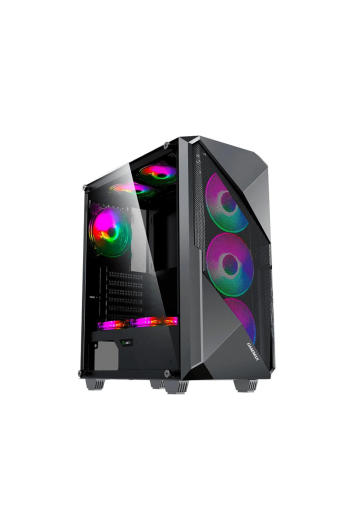Gabinete Gamer Revolt C/3 Fans Preto