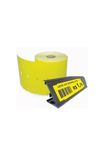 Etiqueta Rolo Frizo 90 X 30 Sensor Lateral S/ Ad 45m Amarelo