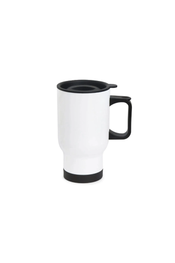 Copo Termico Inox Viagem 475ml C/tampa Branco P/sublimacao