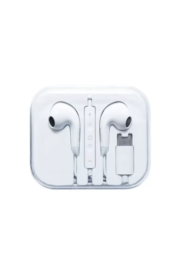 Fone Tipo C C/mic Intra-auricular Tiny Branco Fn209