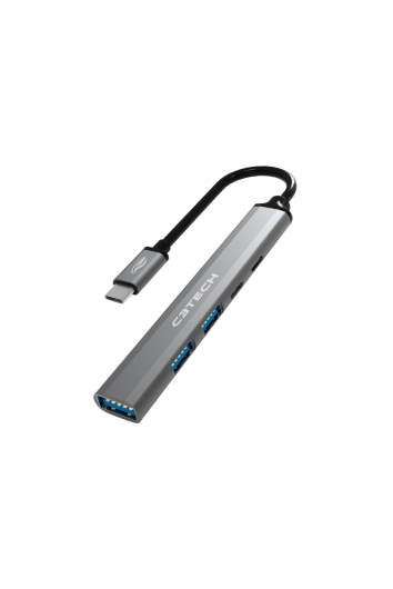 Hub Usb 3.0 Hu-p330si 2 Usb Tipo C 1 Usb 2.0 Prata