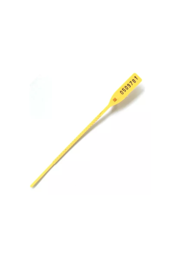 Lacre de Segurança 23cm Amarelo Pct C/100