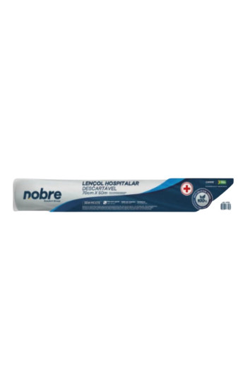 Lencol Hospitalar 70cmx50m Celulose Virgem S/ Picote