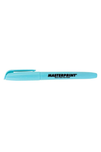 Marca Texto Pastel Azul Mp612 Masterprint