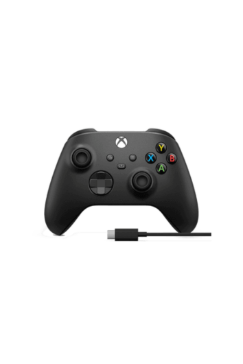 Controle Sem Fio + Cabo Usb-c Xbox Carbon Black