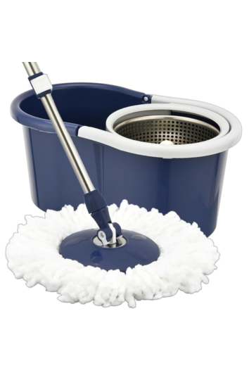 Balde Mop Rotatório Perfect Pro Tornado Inox 12l
