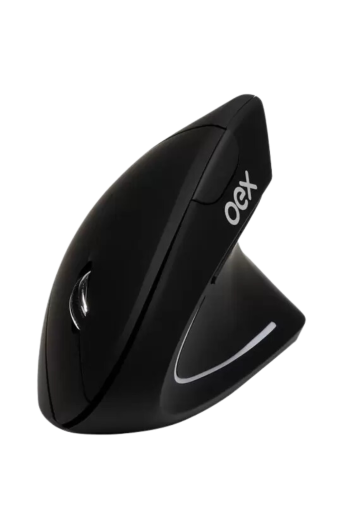 Mouse Vertical Oex Duo Bluetooth Ou Usb S/ Fio Ms605