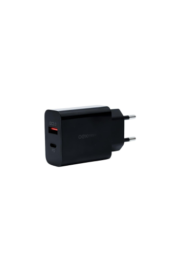Carregador Parede C/ Usb + Tipo C Recarga Rapida Cg206 Preto