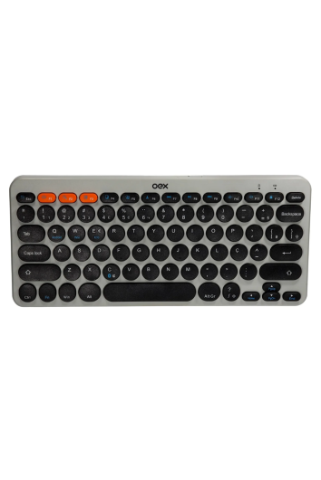 Teclado Retro Plus Bluetooth Preto