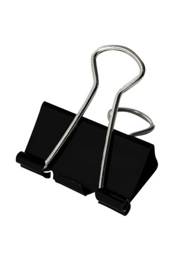 Prendedor de Papel 41mm Preto Brw
