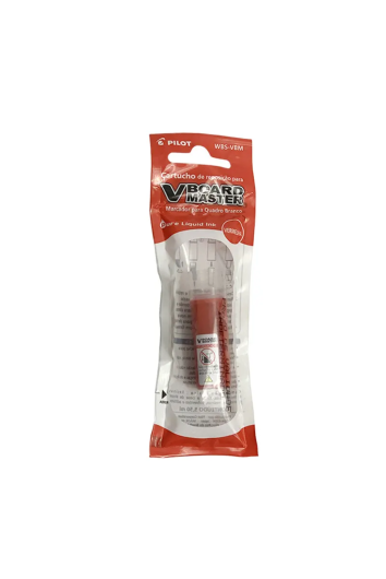 Refil P/ Marc. Quadro Branco Wbs-vbm Vermelho - Pilot