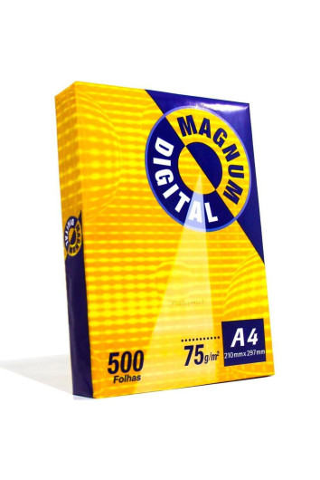 Resma A4 Branca 75g 500fls Magnum