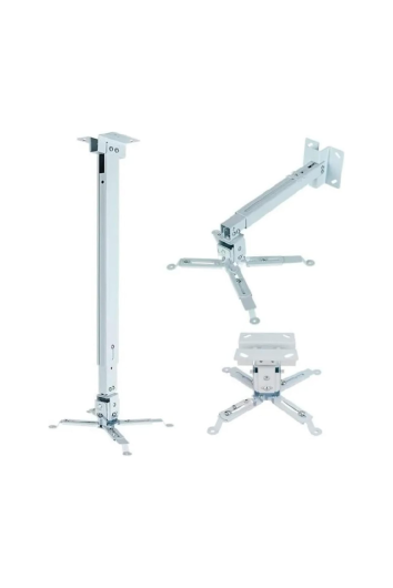 Suporte P/ Projetor Parede e Teto Ate 25kg Bco