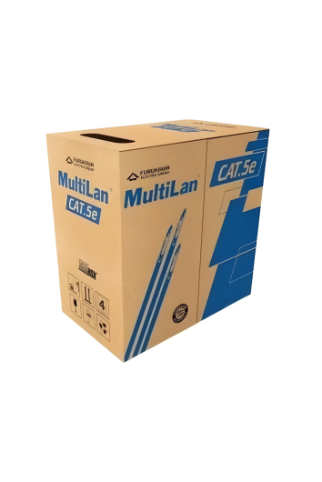Cabo de Rede Multilan U/utp Cmx 24awgx4p Cat5e Azul
