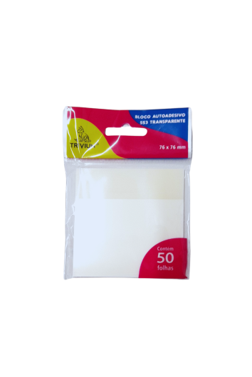 ANOTE E COLE 76X76 TRANSPARENTE C/50UN TRIVIUN 553