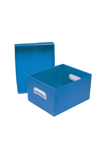Caixa Organizadora M 370x280x190mm Azul Best Box Novaonda