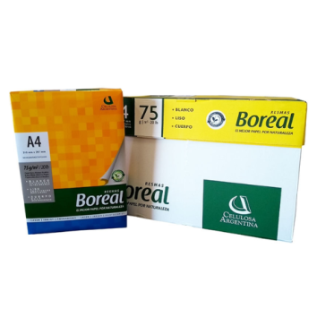 Resma A4 Branca 75g 500fls Boreal