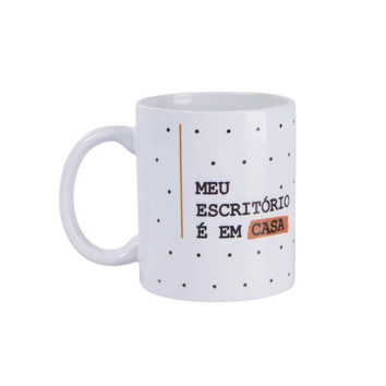 Caneca Cerâmica Metalnox Branca Aaa 325ml P/sublimação