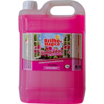 Limpador Perfumado Floral 5l (desinfetante) Brilho Mágico