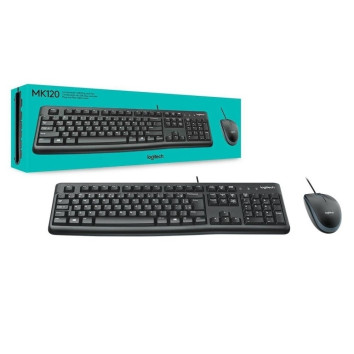 Kit Teclado e Mouse Usb C Fio Mk120 