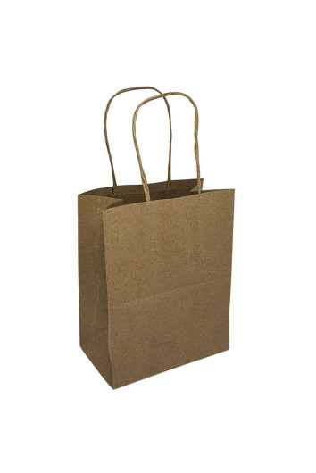 Sacola Papel Kraft G 31,5x23,5x10cm Pct C/ 10un