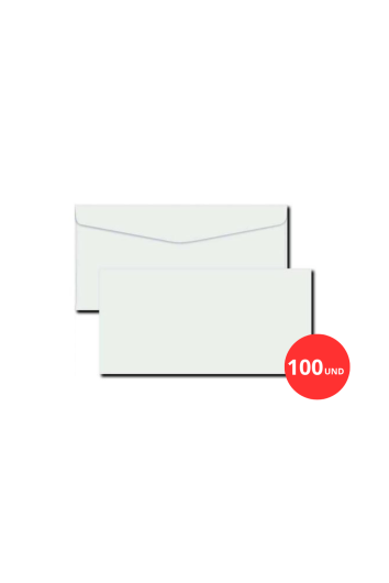 Envelope Scrity 114x229 Branco Sem Rpc - 100 Und